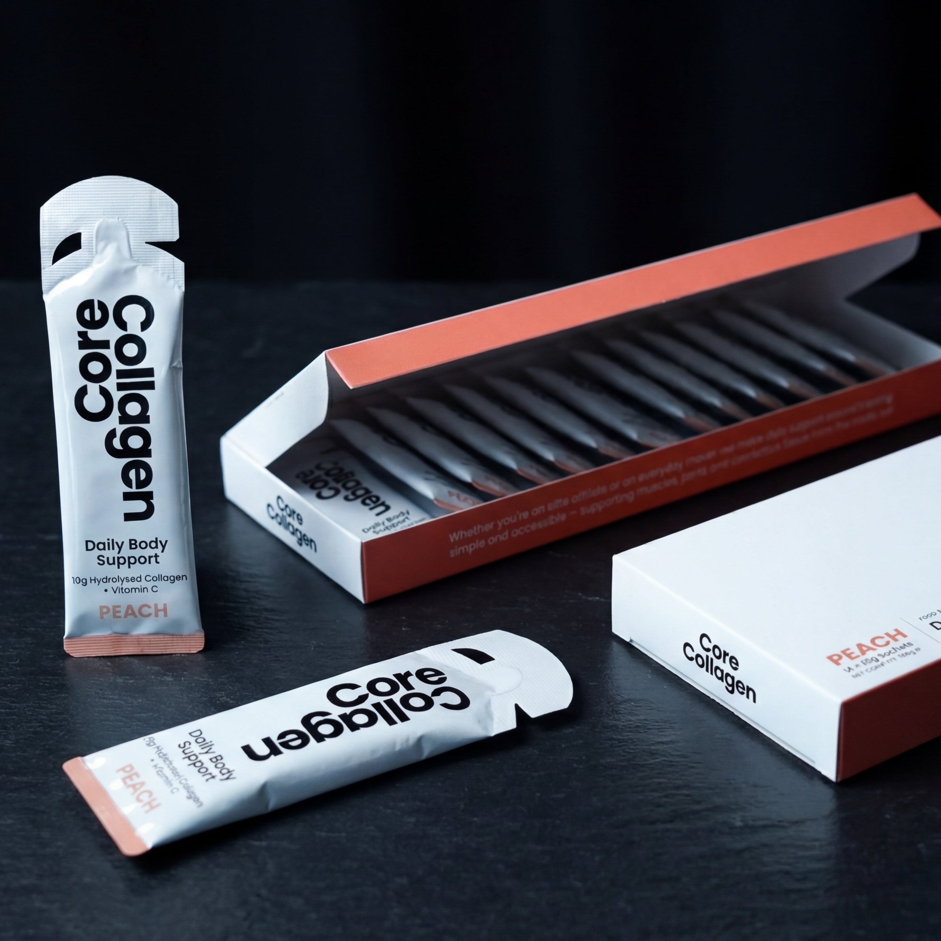 Daily Body Support gel – Peach (14 × 50g Sachets)